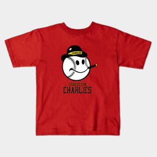 Retro Charleston Charlies Baseball 1971 Kids T-Shirt